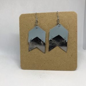 Faux Leather Earrings